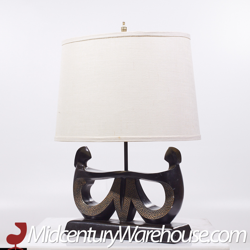 Frederick Weinberg Style F.a.i.p. Mid Century Figurative Table Lamp