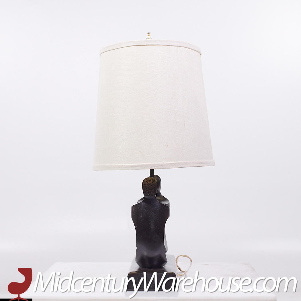 Frederick Weinberg Style F.a.i.p. Mid Century Figurative Table Lamp