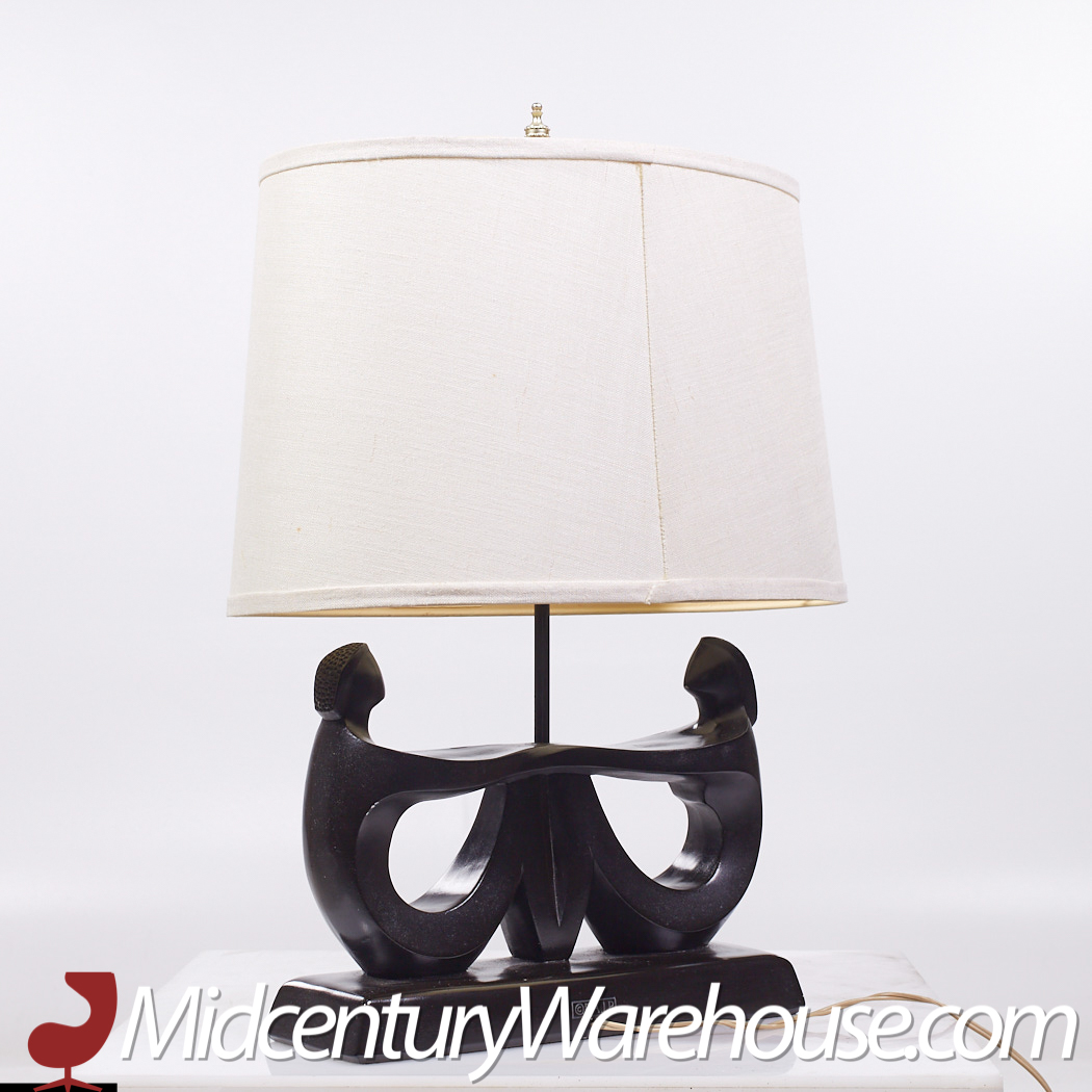 Frederick Weinberg Style F.a.i.p. Mid Century Figurative Table Lamp