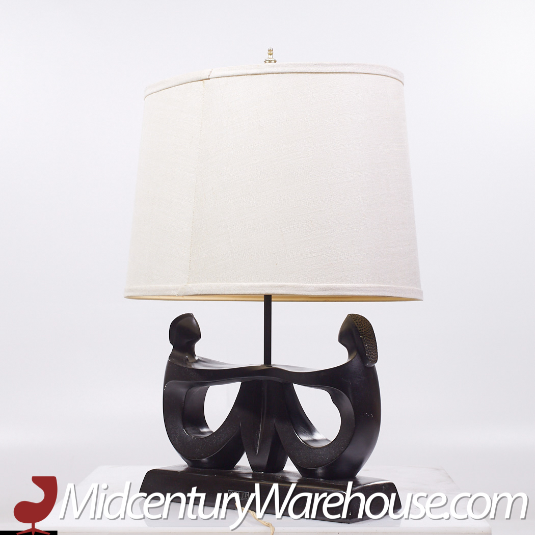 Frederick Weinberg Style F.a.i.p. Mid Century Figurative Table Lamp