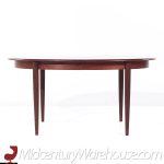 Gudme Møbelfabrik Mid Century Danish Rosewood Expanding Dining Table with 2 Leaves