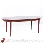 Gudme Møbelfabrik Mid Century Danish Rosewood Expanding Dining Table with 2 Leaves