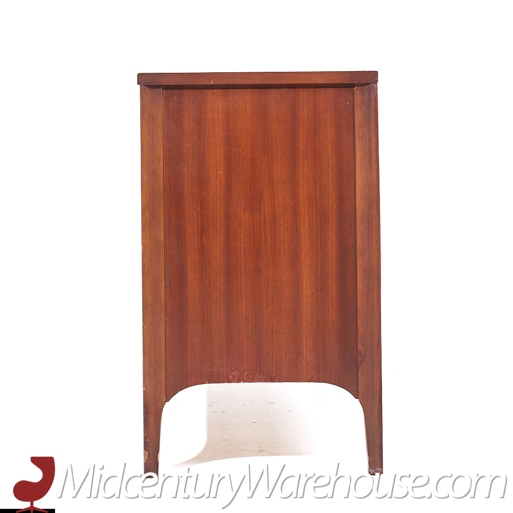 Kent Coffey Perspecta Mid Century Walnut and Rosewood Credenza