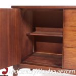 Kent Coffey Perspecta Mid Century Walnut and Rosewood Credenza