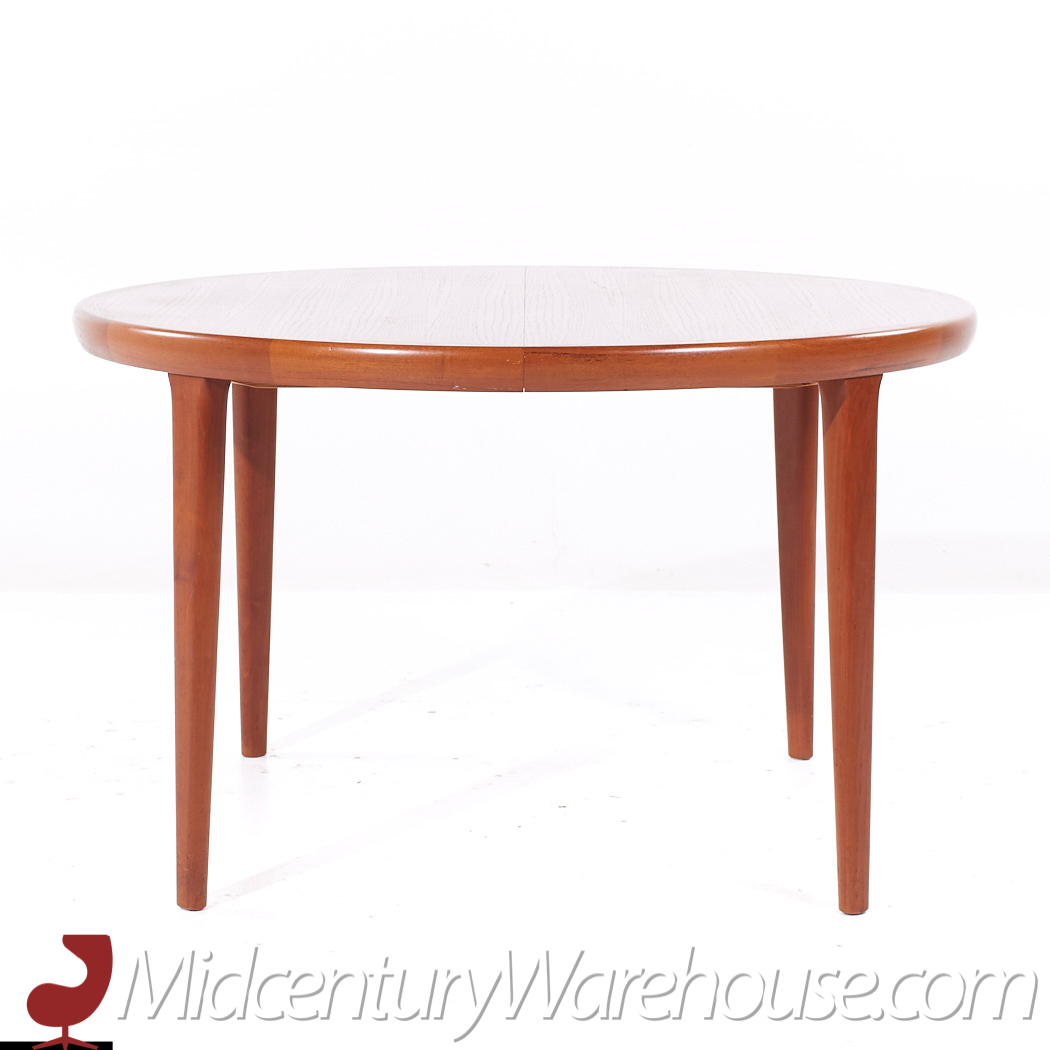 Kofod Larsen for Faarup Mobelfabrik Danish Teak Expanding Dining Table with 2 Leaves