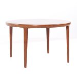 Kofod Larsen for Faarup Mobelfabrik Danish Teak Expanding Dining Table with 2 Leaves