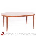 Kofod Larsen for Faarup Mobelfabrik Danish Teak Expanding Dining Table with 2 Leaves