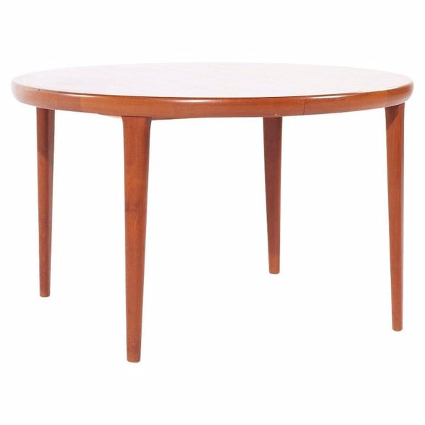 Kofod Larsen for Faarup Mobelfabrik Danish Teak Expanding Dining Table with 2 Leaves