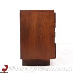 Lane Staccato Mid Century Brutalist Walnut Lowboy Dresser