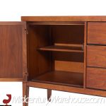 Lane Tuxedo Mid Century Walnut Credenza