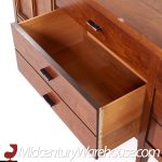 Lane Tuxedo Mid Century Walnut Credenza