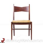 Lane Tuxedo Mid Century Walnut Dining Chairs - Set of 6