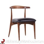 Lawrence Peabody Mid Century Walnut Dining Chairs - Set of 8