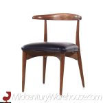 Lawrence Peabody Mid Century Walnut Dining Chairs - Set of 8