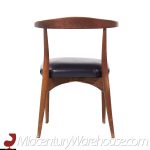 Lawrence Peabody Mid Century Walnut Dining Chairs - Set of 8