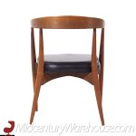 Lawrence Peabody Mid Century Walnut Dining Chairs - Set of 8