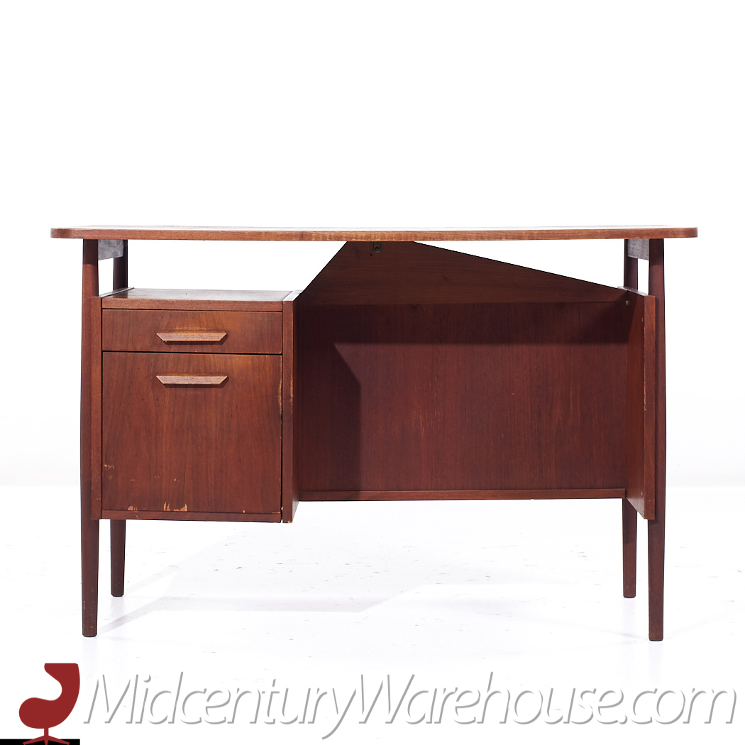 Maurice Villency Mid Century Petite Danish Teak Desk