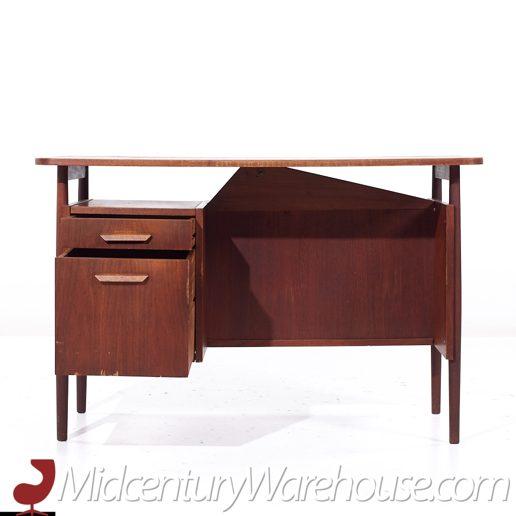 Maurice Villency Mid Century Petite Danish Teak Desk