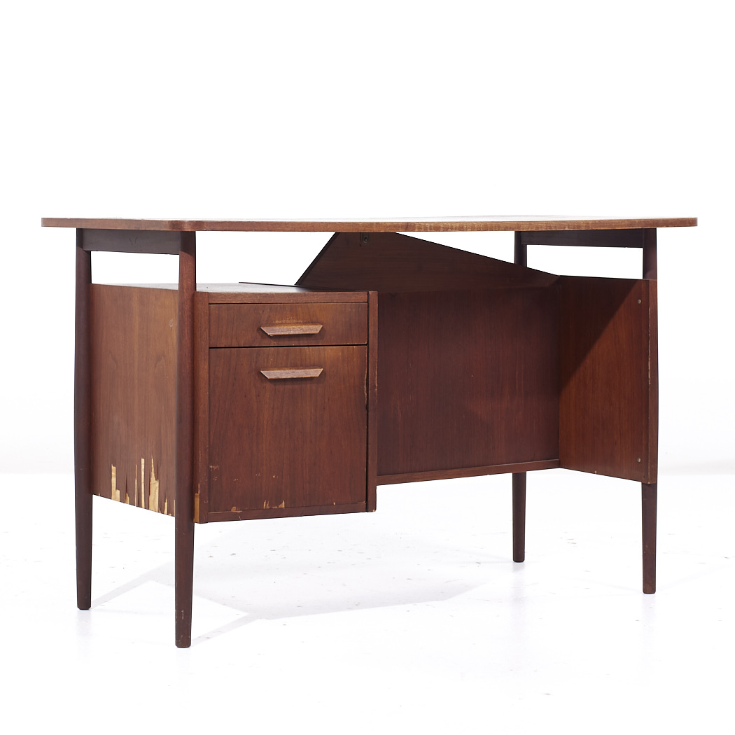 Maurice Villency Mid Century Petite Danish Teak Desk