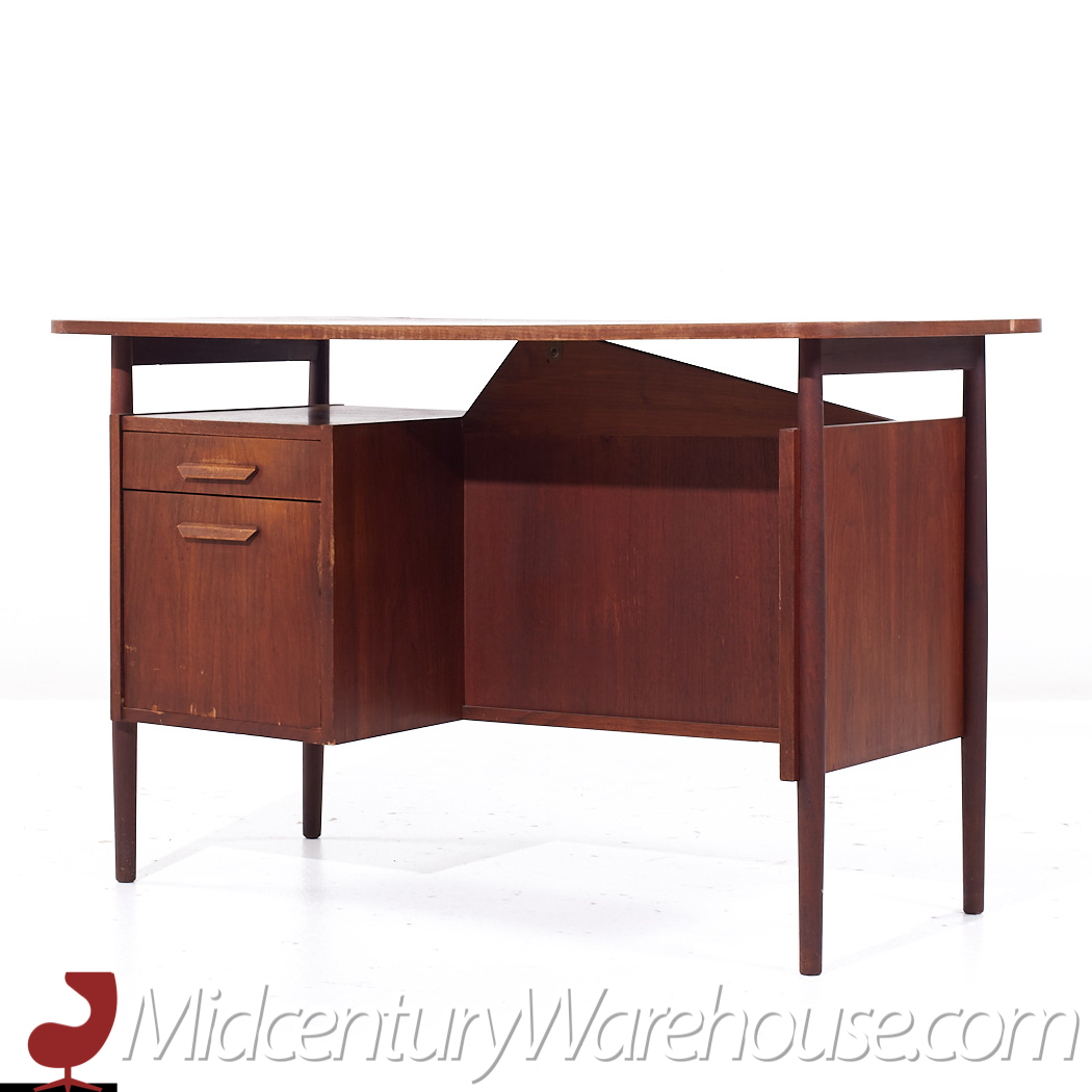 Maurice Villency Mid Century Petite Danish Teak Desk