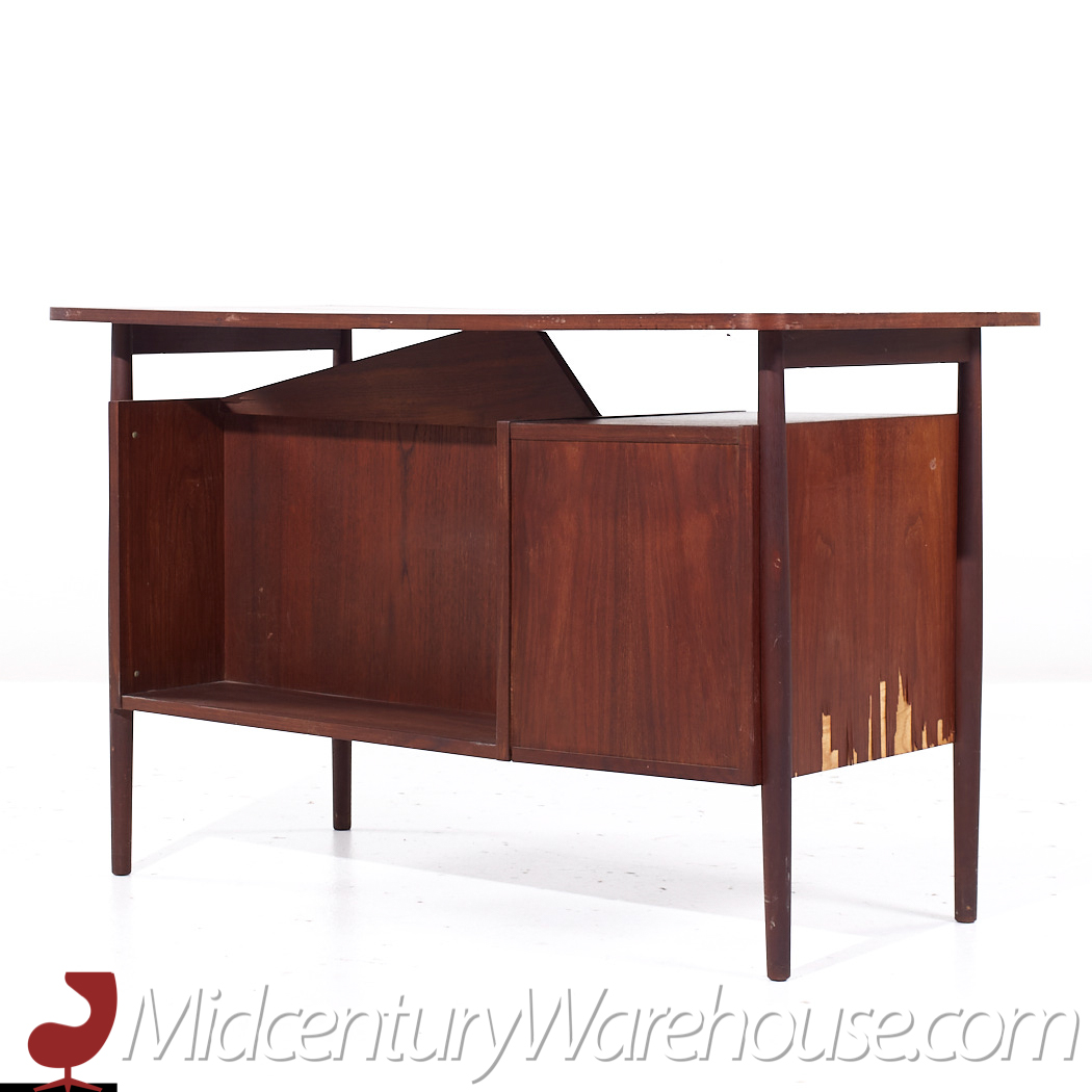 Maurice Villency Mid Century Petite Danish Teak Desk