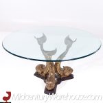 Mid Century Brass Koi Dining Table