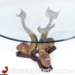 Mid Century Brass Koi Dining Table