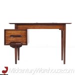 Milo Baughman for Drexel Perspective Mid Century Walnut Vanity Desk