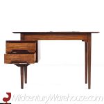 Milo Baughman for Drexel Perspective Mid Century Walnut Vanity Desk