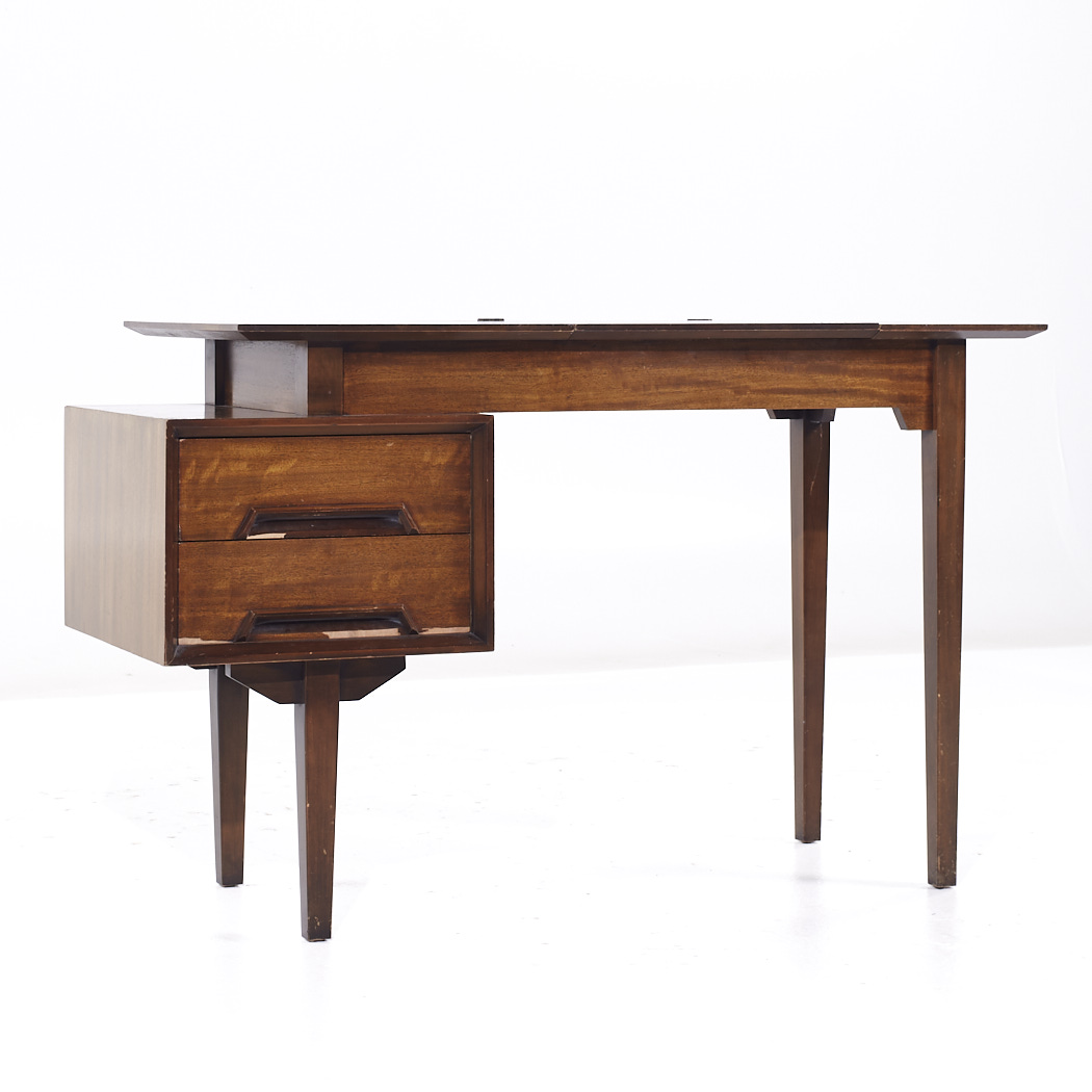 Milo Baughman for Drexel Perspective Mid Century Walnut Vanity Desk