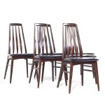 Niels Koefoed Eva Mid Century Danish Rosewood Dining Chairs - Set of 6