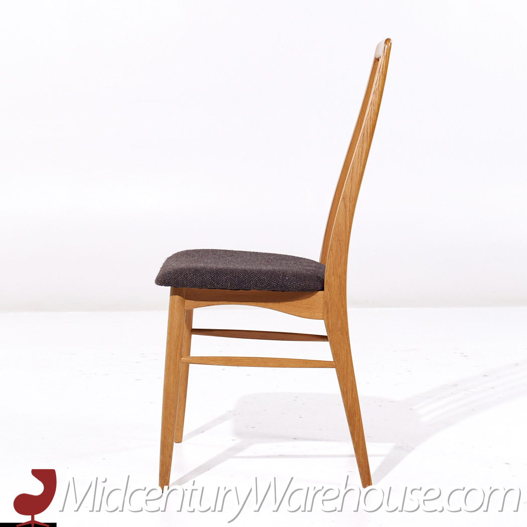 Niels Koefoed Eva Mid Century Danish Teak Dining Chairs - Set of 6