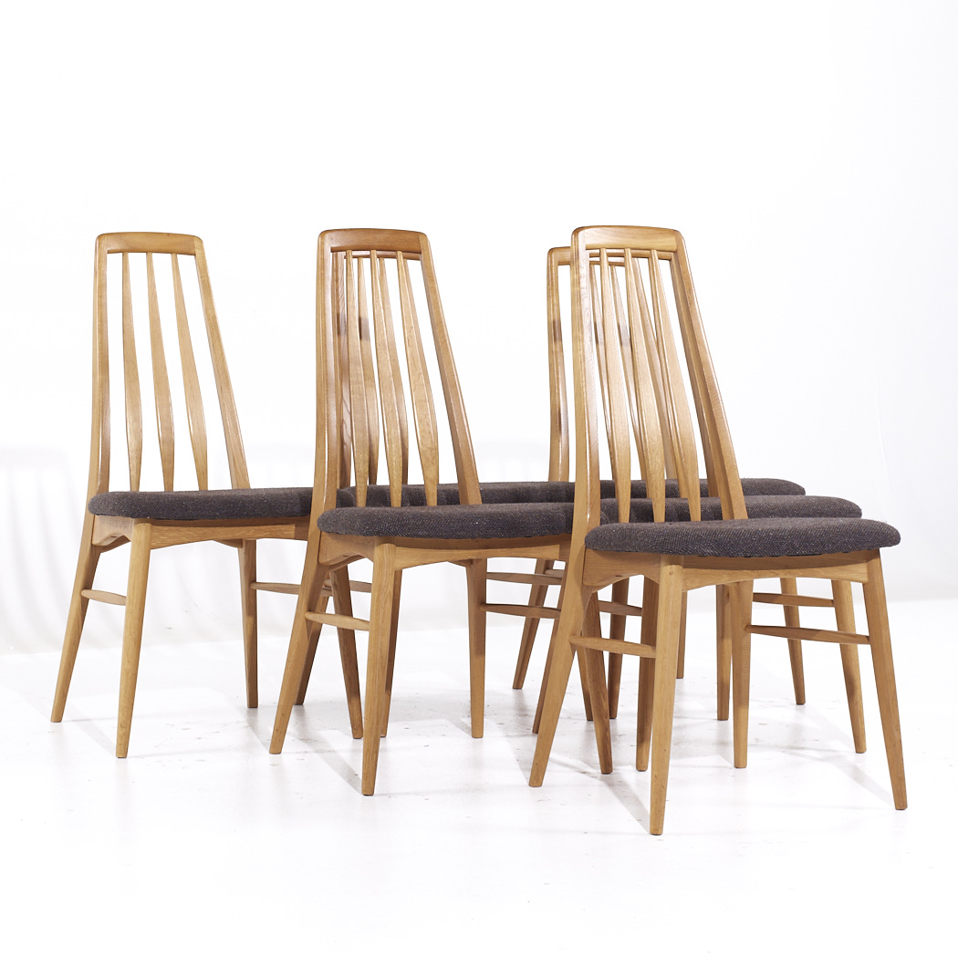 Niels Koefoed Eva Mid Century Danish Teak Dining Chairs - Set of 6