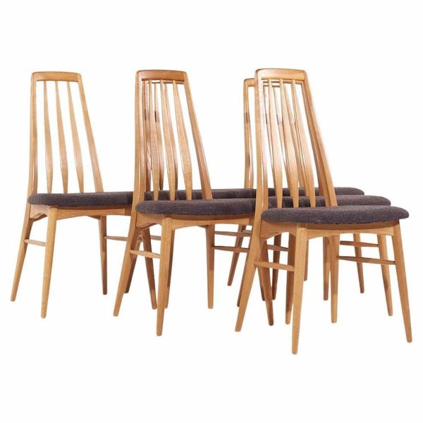 Niels Koefoed Eva Mid Century Danish Teak Dining Chairs - Set of 6