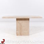 Onda Mid Century Beveled Marble Console Table