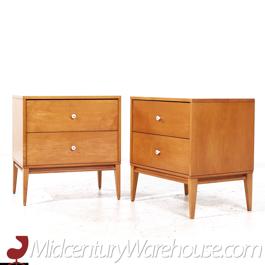 Paul Mccobb for Planner Group Mid Century Nightstands - Pair