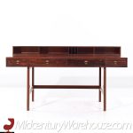 Peter Lovig Mid Century Danish Rosewood Flip Top Desk