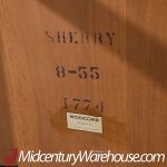 Robsjohn Gibbings for Widdicomb Mid Century Bleached Mahogany Coffee Table