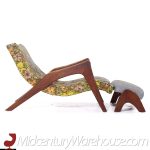 Adrian Pearsall Mid Century Grasshopper Chair with Ottoman