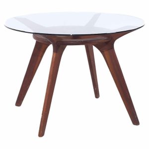 Adrian Pearsall for Craft Associates Mid Century Compass Walnut Dining Table