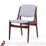 Arne Vodder for Sibast Elle and Ella Mid Century Teak Side and Captains Dining Chairs - Set of 6