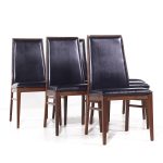 Dillingham Mid Century Walnut Dining Chairs - Set of 6