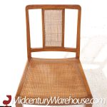 Edward Wormley for Dunbar Mid Century Cane and Bleached Mahogany Dining Chairs - Set of 6