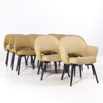 Eero Saarinen for Knoll Mid Century Bentwood Executive Dining Chairs - Set of 12