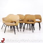 Eero Saarinen for Knoll Mid Century Bentwood Executive Dining Chairs - Set of 8