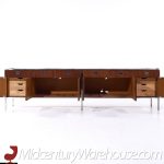 Gordon Bunshaft Mid Century Walnut and Marble File Credenza