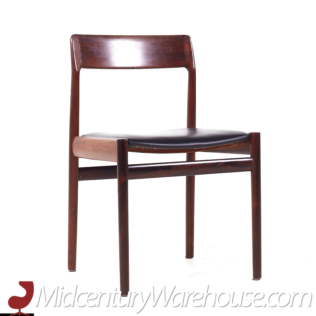 Johannes Nørgaard for Nørgaards Møbelfabrik Mid Century Danish Rosewood Dining Chairs - Set of 6