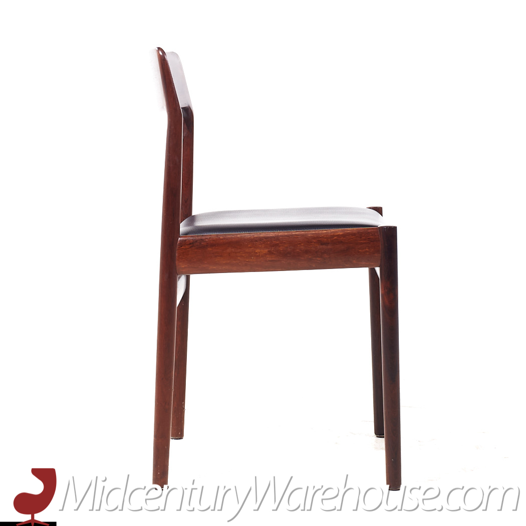 Johannes Nørgaard for Nørgaards Møbelfabrik Mid Century Danish Rosewood Dining Chairs - Set of 6