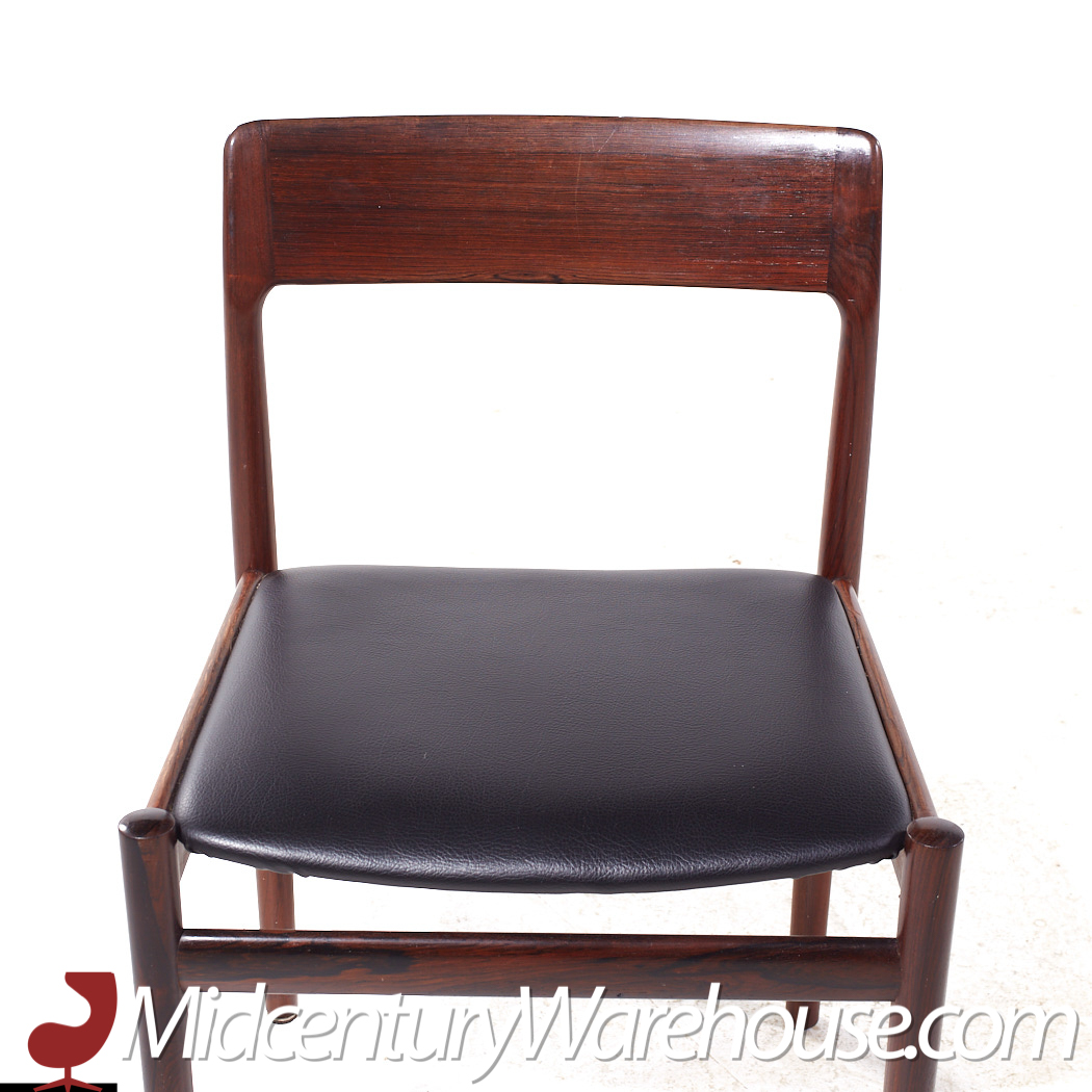 Johannes Nørgaard for Nørgaards Møbelfabrik Mid Century Danish Rosewood Dining Chairs - Set of 6