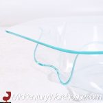 Laurel Fyfe Mid Century Handkerchief Art Glass Coffee Table